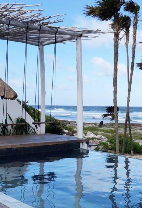 Tulum Beachfront Villa I'Ik By Casa Xuul Tulum Luaran gambar