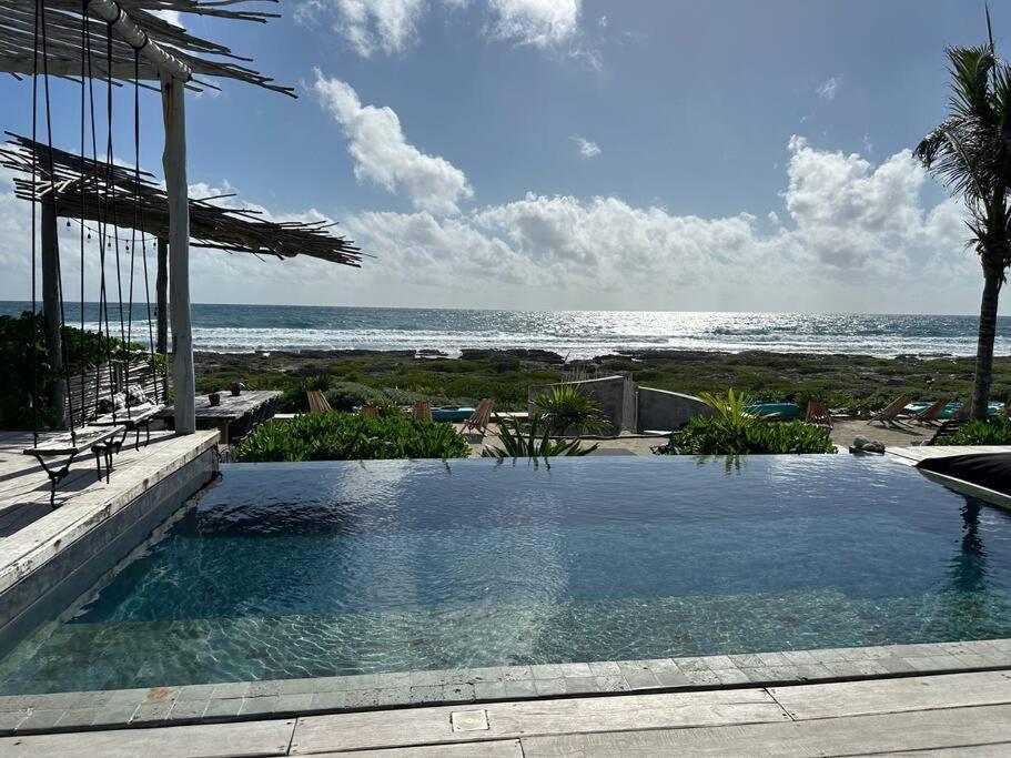 Tulum Beachfront Villa I'Ik By Casa Xuul Tulum Luaran gambar