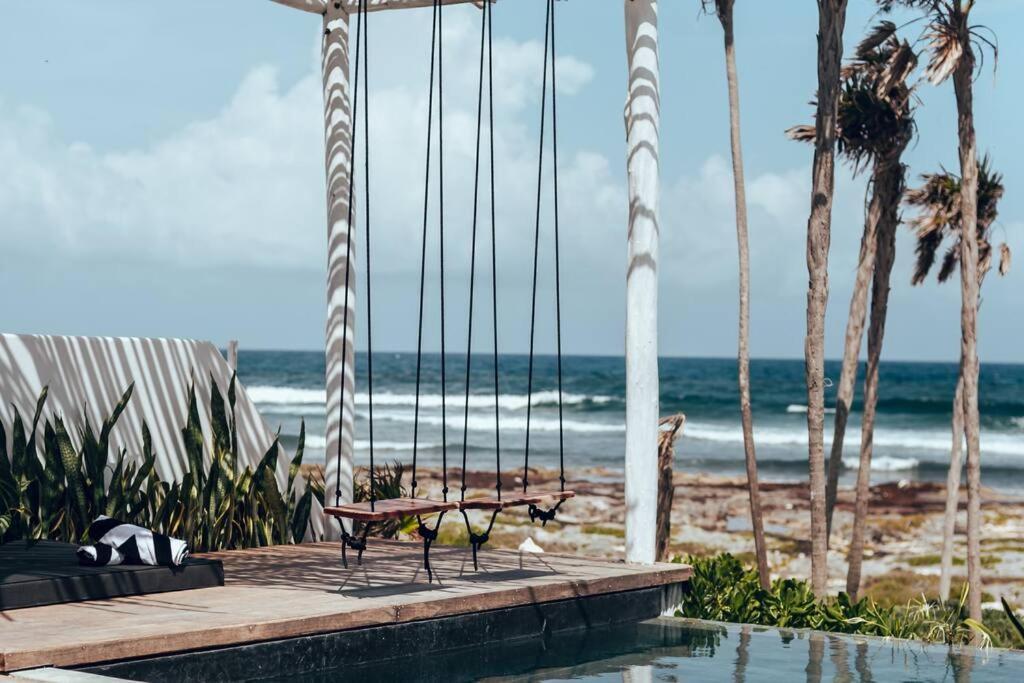 Tulum Beachfront Villa I'Ik By Casa Xuul Tulum Luaran gambar